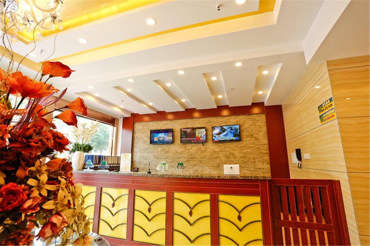 Greentree Inn Anhui Fuyang Yijing International North Door Busniess Hotel Exterior foto